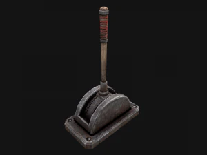 Medieval Lift Elevator 3D Model