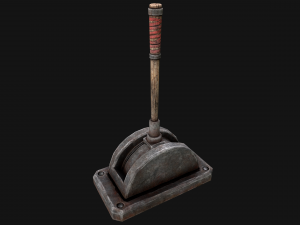 Medieval Lift Elevator 3D Model