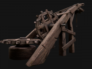Medieval Crane 3Dモデル