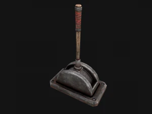 Steampunk Crane Lift 3D Model