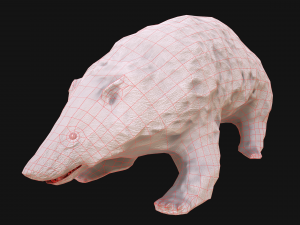 Badger Model 3D