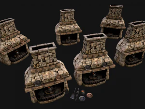 Orta&ccedil;ağ Ş&ouml;minesi 3D Model