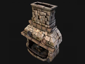 Orta&ccedil;ağ Ş&ouml;minesi 3D Model