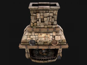 Orta&ccedil;ağ Ş&ouml;minesi 3D Model