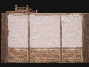 Staircase in a Medieval Room 3D Model