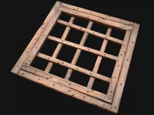Wooden Roof Medieval Pack 3D Model