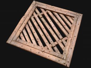 Wooden Roof Medieval Pack Model 3D