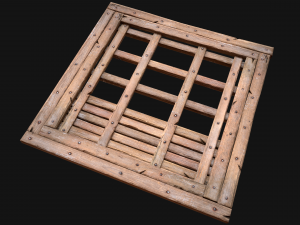 Wooden Roof Medieval Pack Model 3D