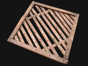 Wooden Roof Medieval Pack Model 3D