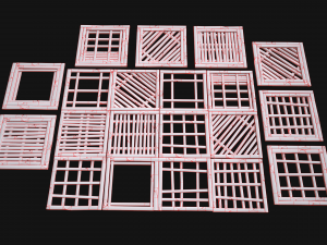 Wooden Roof Medieval Pack Model 3D