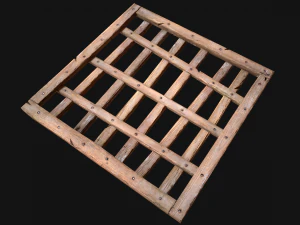 Medieval Roof Wooden Lattice 3D Model