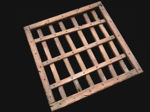Medieval Roof Wooden Lattice Modèle 3D