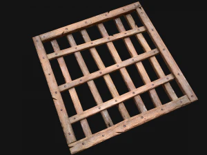 Medieval Roof Wooden Lattice 3D Model