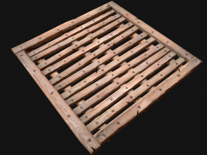 Wooden Floor or Roof Medieval 3D Model