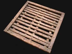 Wooden Floor or Roof Medieval 3D Model