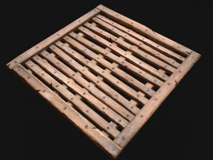 Wooden Floor or Roof Medieval 3D Model