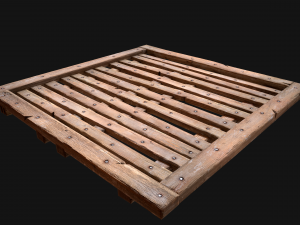 Wooden Floor or Roof Medieval 3D-Modell