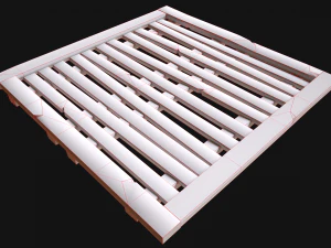 Wooden Floor or Roof Medieval 3D Model