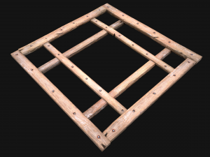 Medieval Tile Roof Modular 3D Model