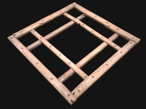 Medieval Tile Roof Modular 3D Model