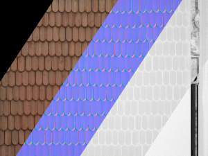 Medieval Tile Roof Modular 3D Model