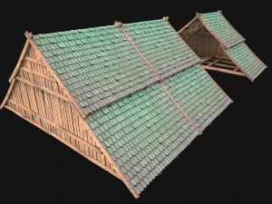 Medieval Tile Roof Constructor 3D Model