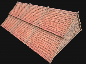 Medieval Tile Roof Constructor 3D Model