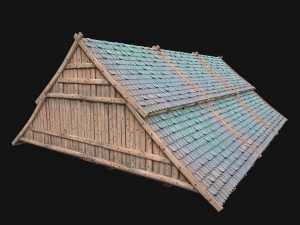Medieval Tile Roof Constructor 3D Model