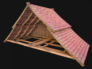 Medieval Tile Roof Constructor 3D Model