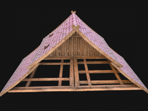 Medieval Tile Roof Constructor 3D Model