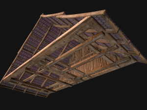 Medieval Tile Roof Constructor 3D Model