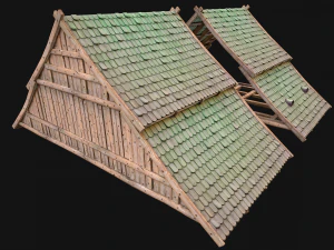 Medieval Tile Roof Constructor 3D Model