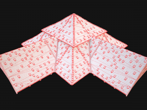 Medieval Roof Tile Modular 3D 모델