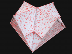 Medieval Tiled Roof for House 3Dモデル