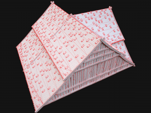 Medieval Tiled Roof for House 3Dモデル