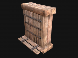 Medieval Windows Set Model 3D