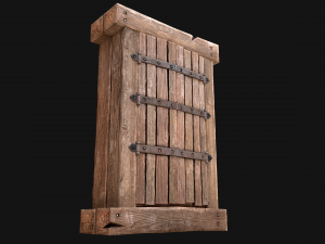 Medieval Windows Set Model 3D