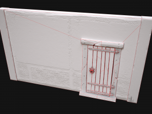 Medieval Door and Wall 3D Model