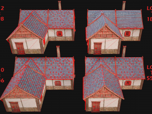 Medieval House 1 Cottage Modèle 3D