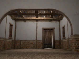 Medieval House 1 Cottage 3D Model