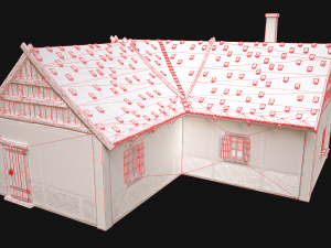 Medieval House 1 Cottage Modèle 3D