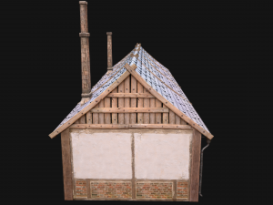 Medieval House 2 Barrack 3D Модель