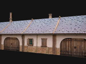 Medieval House 2 Barrack 3D Модель