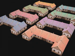 Medieval House 3 Residence 3D Model
