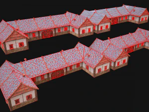 Medieval House 3 Residence 3D Model