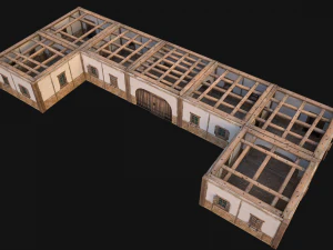 Medieval House 3 Residence 3D Model