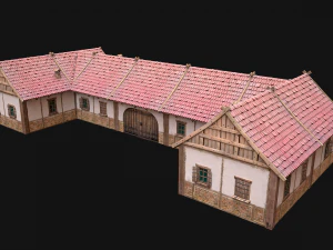 Medieval House 3 Residence 3D Model