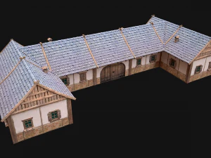Medieval House 3 Residence 3D Model