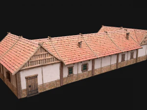Medieval House 3 Residence 3D Model