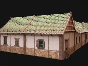 Medieval House 3 Residence 3D Model